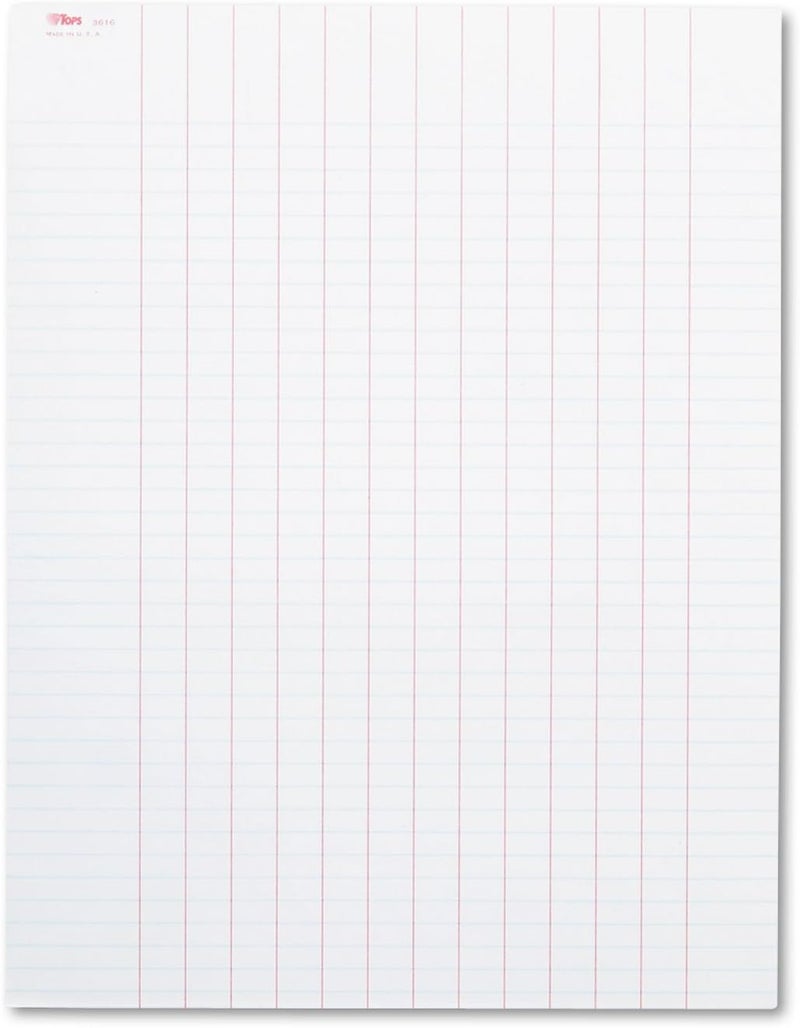 (R) Data Pad, 12 Column & Summary, White (TOP3616)