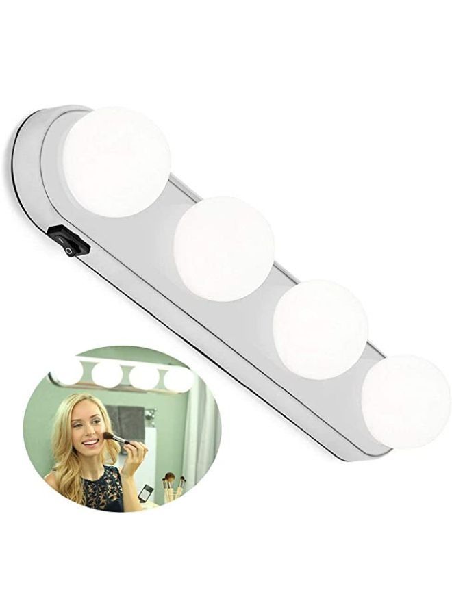 Portable LED Vanity Mirror Lights Studio Glow Vanity Make-Up Light Natural Light for Makeup Dressing Table with 4 LED Bulbs  - Image 1