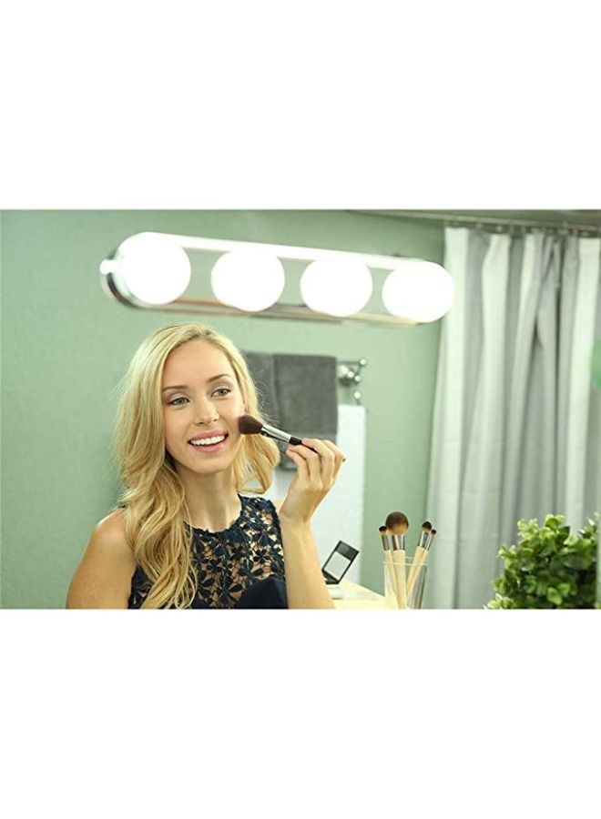 Portable LED Vanity Mirror Lights Studio Glow Vanity Make-Up Light Natural Light for Makeup Dressing Table with 4 LED Bulbs  - Image 4