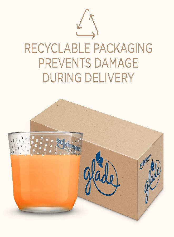 Glade Candle Hawaiian Breeze, Fragrance Candle Infused with Essential Oils, Air Freshener Candle, 3-Wick Candle, 6.8 Oz, 3 Count - Image 2