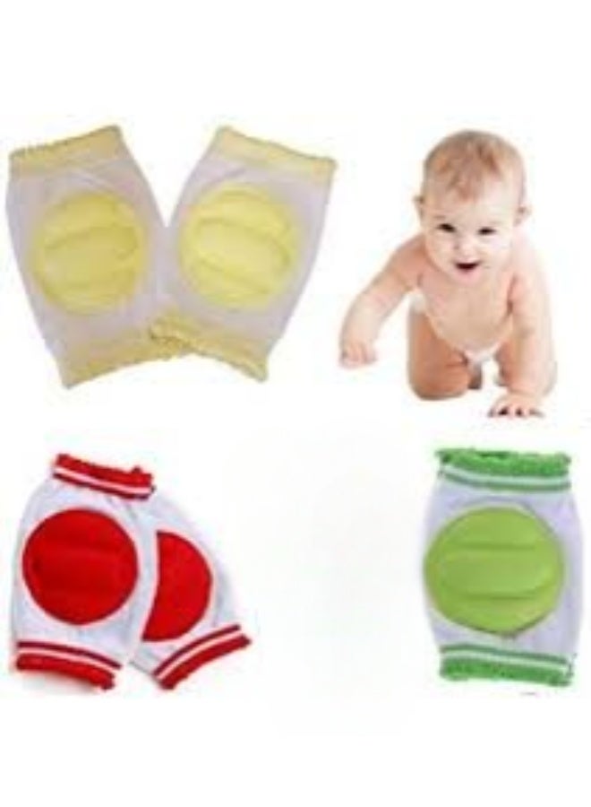 Baby Knee & Elbow Guard/pad for Crawling Cushion, Toddlers, Infant, Girl, Boys, Safety Protector Comfortable Cap for Leg and Hand Ideal for 6-12 Months Babies (Set of 2 Pair) - Image 1