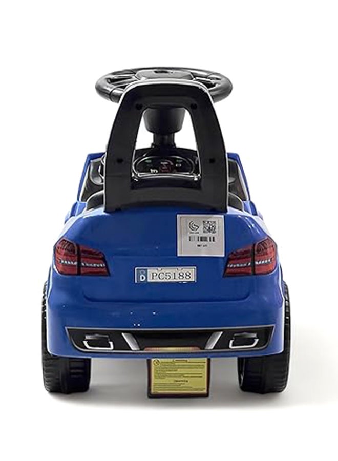 AL BADER Ride on Car for Kids, Ride on Kids Car with Music & Lights, Kids Ride On Push Car Mercedes Model, Push Car for Toddlers With Under Seat Storage, Kids Toy Car Suitable for Children, Blue "  - Image 4