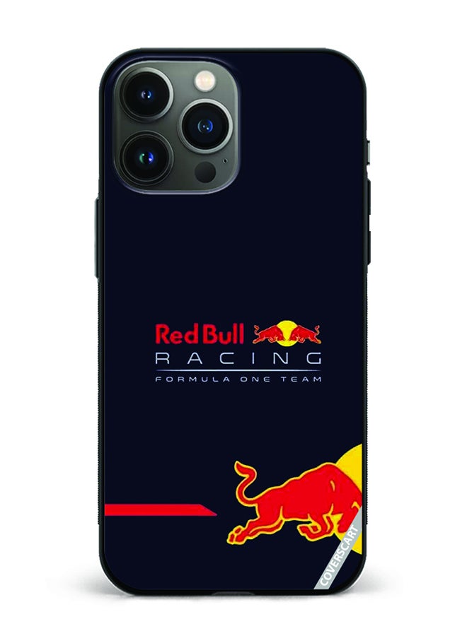 COVERSCART Protective Case Cover For Apple iPhone 14 Pro Max Red Bull Design Multicolour