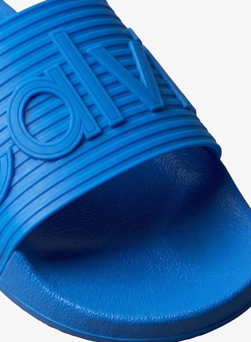 Calvin Klein Lapis Blue Nemo - Contoured Emblem Logo Sliders for Men | Best Price UAE