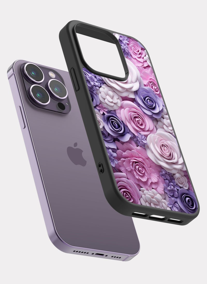 PXLAAT iPhone 14 Pro case cover Flowers - Image 2