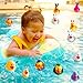 WAMSOLE 12 Pcs Easter Duck Assortment Rubber Duck Toy Duckies for KidsBirthday Gifts Baby Showers Classroom Incentives - Image 4