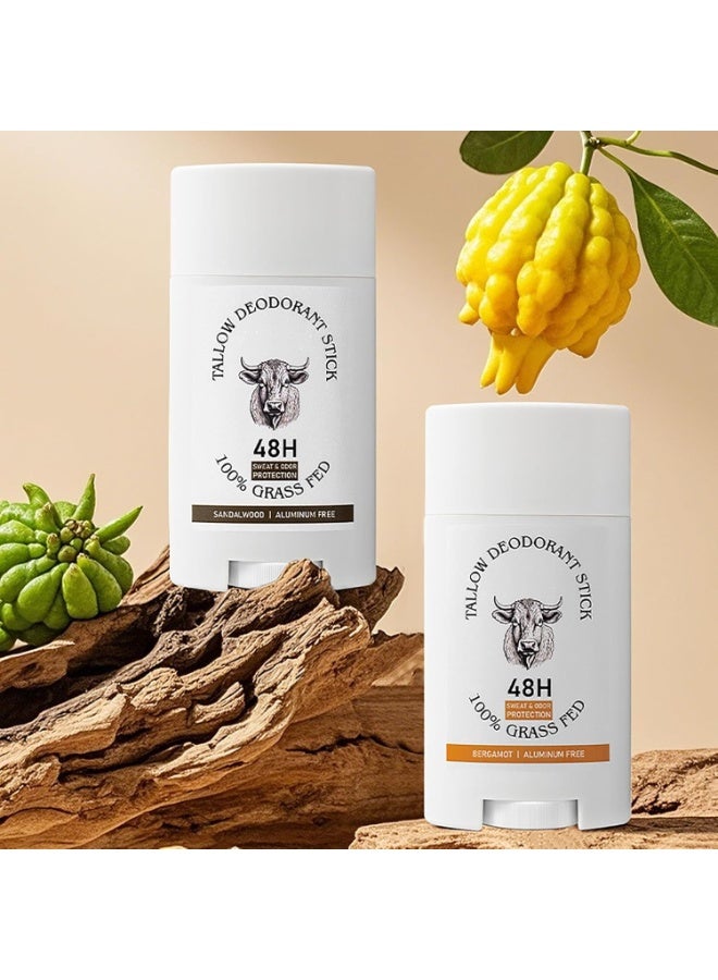 Generic Tallow Deodorant For Men Women, Tallow Deodorant Stick, Aluminum Free Whole Body deodorant With Grass-Fed Beef tallow, 48-Hour Odor Control, Antiperspirant deodorants Stick For Underarms (2pcs)  - Image 3