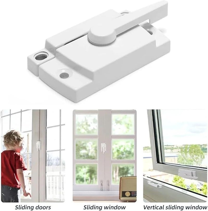 Left Handed Sliding Window And Door Sash Locks 10 Pieces - Image 4