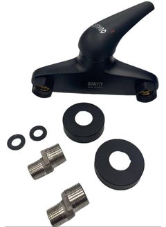 QUALITY Black Shattaf Mixer with Cold and Hot Water Brass Wall Mounted - Shattaf Mixer is simple and provides maximum flexibility and movement  - Image 4