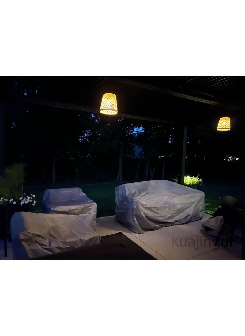 Kuajingdi Outdoor Waterproof Chair Cover, Patio Lounge Lawn UV Resistant Furniture Chair Covers  - Image 5