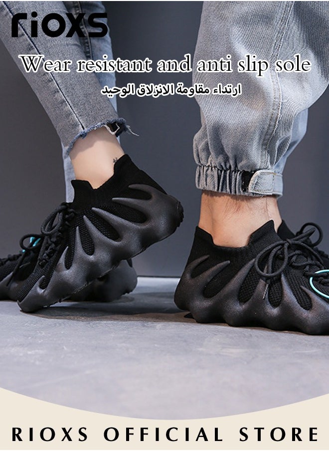 RIOXS - Women's Mesh Sports Shoes, Fashionable Lightweight Athletic Shoes, Casual Sneakers with Breathable Upper and Non-Slip Sole, Comfort Fitness Shoes for Running, Jogging, Walking and Outdoor Use, Ladies Athlesiure Trainers - Image 1