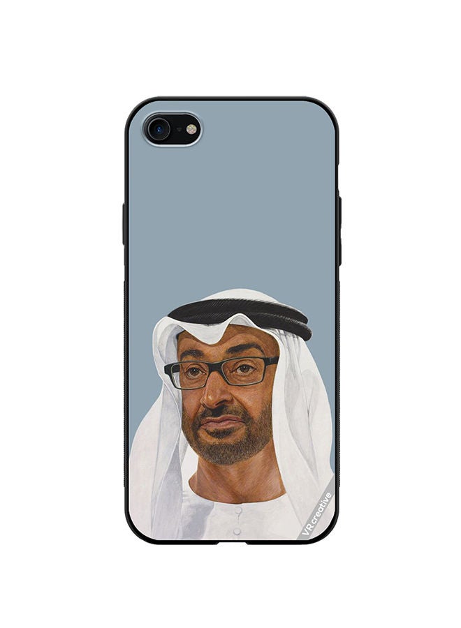 VR CREATIVE Protective Case Cover For Apple iPhone 7/8/SE 2020 Sheikh Mohamed Bin Zayed Al Nahyan Design Multicolour - Image 1