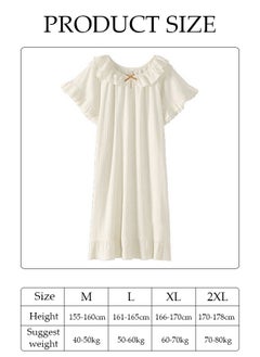 DUNISO Women's Short Sleeve Nightgown Sweet Pajama Dress Sleepwear Girls Comfortable V Neck Nightwear Summer Home Wear Lounge Dress  - Image 2