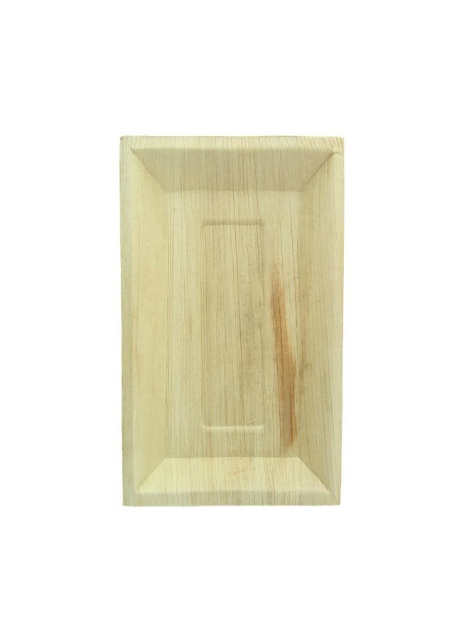 PacknWood 210BBA2416- square leaf plates -square palm leaf bowls- square palm leaf disposable plates- square deep palm leaf plate bulk- (9.5 x 6.3) - 100 pcs  - Image 3
