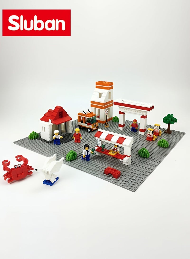 Sluban Creative Play Base Plate (1 Piece) – Durable Construction Surface for Kids - Image 1