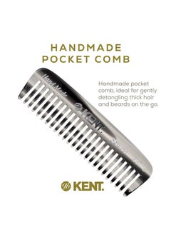 KENT 93T Mini Beard Comb For Men Wide Tooth Men'S Comb Mustache Comb And Beard Combs Ideal For Facial Hair Small Pocket Sized Travel Comb Mini Comb Detangle Comb For Beard Detangling Comb  - Image 3