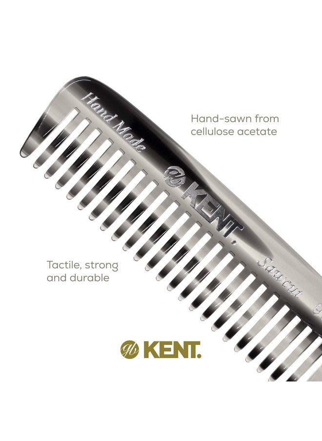 KENT - 93T Mini Beard Comb For Men Wide Tooth Men'S Comb Mustache Comb And Beard Combs Ideal For Facial Hair Small Pocket Sized Travel Comb Mini Comb Detangle Comb For Beard Detangling Comb - Image 1