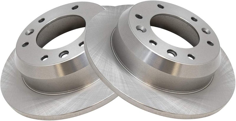 TRQ Rear Brake Rotors Set Solid Compatible with 2007-2008 Hyundai Entourage 2006-2012 Kia Sedona - Image 2