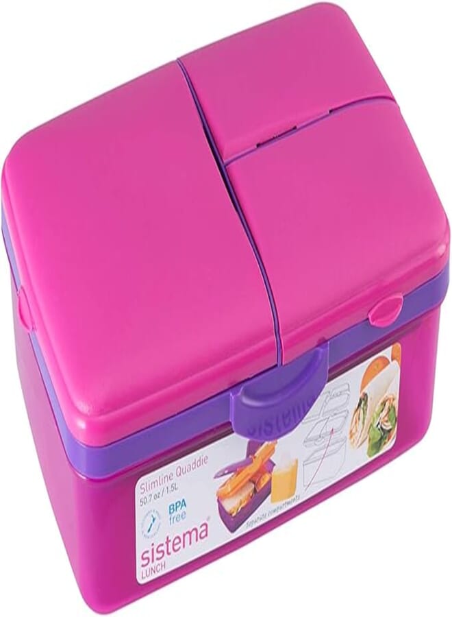 Sistema Kid's Lunch Box (1.5L, Pink)