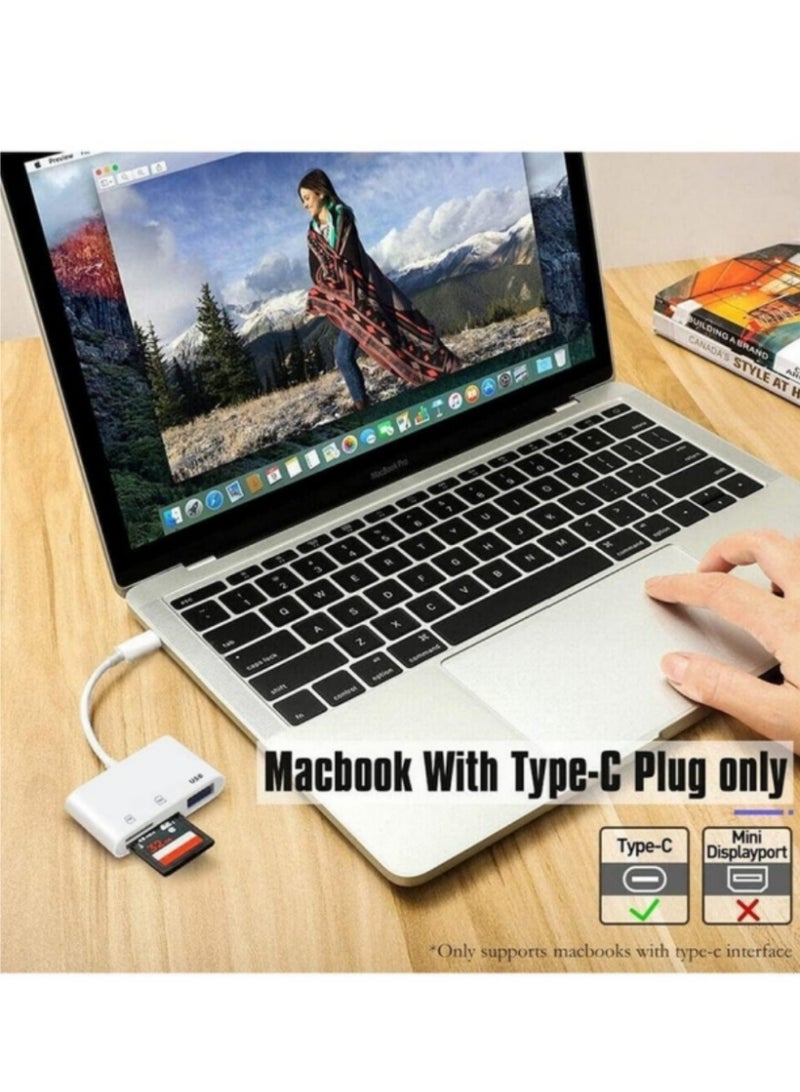 XiaoGiqi SD Card Reader for iPhone, iPad, USB C and Lightning Dual Port SD Card Adapter, Memory Card Reader for Camera Adapter, Support SD, Micro SD, USB 3.0, No App Driver Required - Image 3