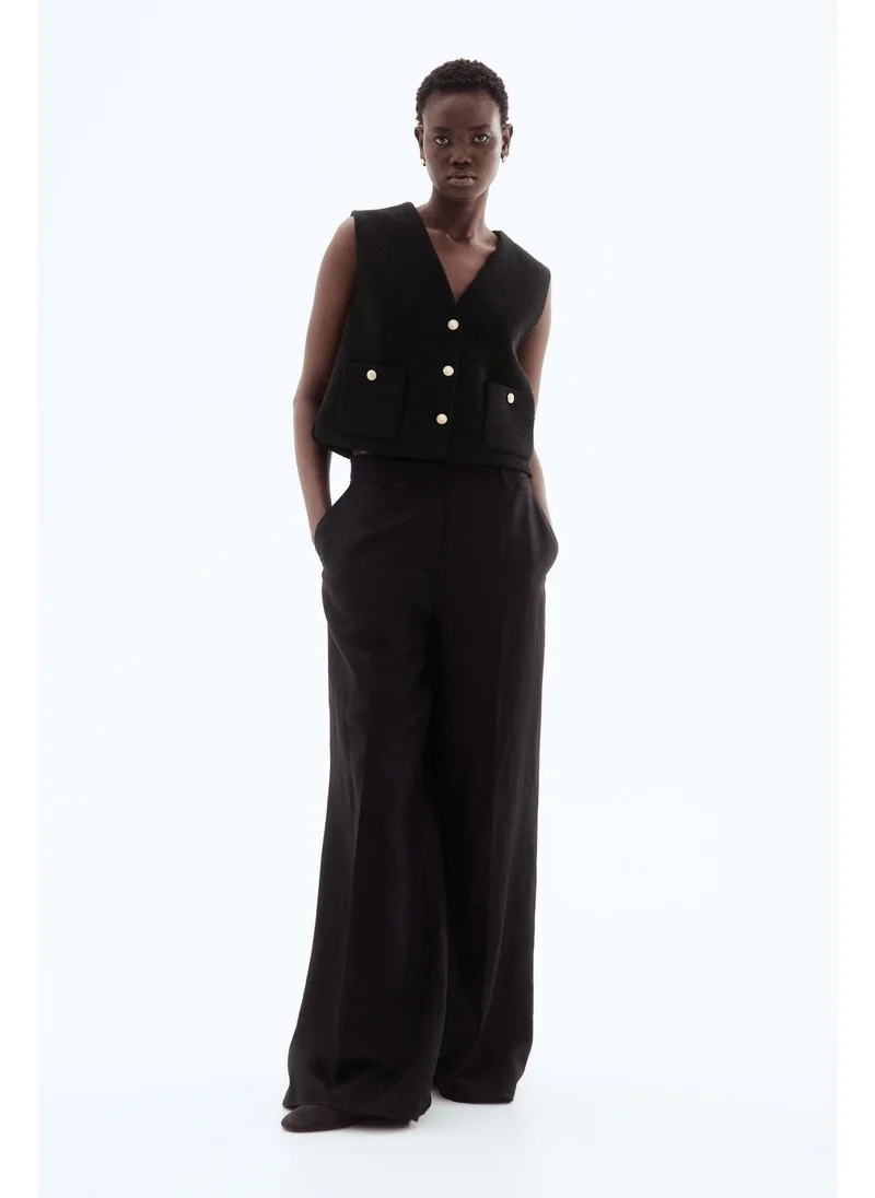 اتش اند ام Bouclé waistcoat