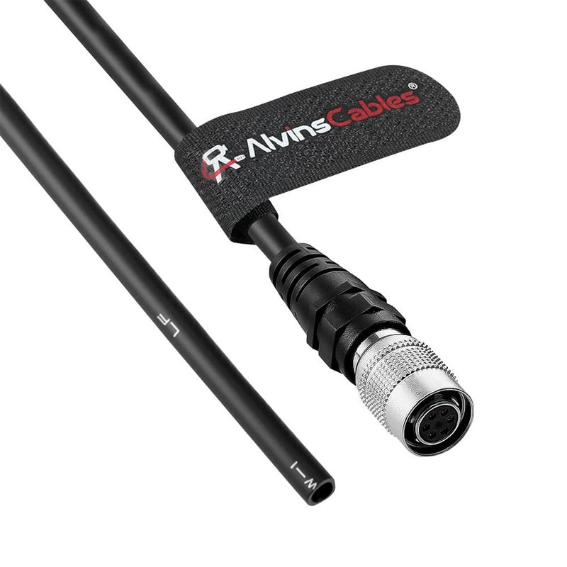 Alvin's Cables Alvinâ€™s Cables HR10A-7P-6S Hirose 6 Pin Female to Open End Power I/O Cable for Sony CCD, Basler, Keyence, Cognex, Baumer, Hikvision Industrial Camera, High Flex Shielded 9.84ft/3m - Image 1