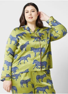 CHELSEA PEERS Printed Shirt & Pyjama Set  - Image 3