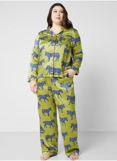 CHELSEA PEERS Printed Shirt & Pyjama Set  - Image 5