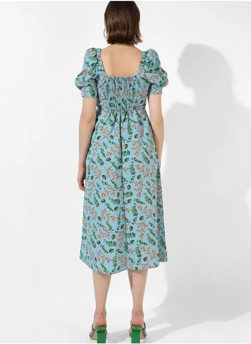 Campus Sutra Women's Printed Casual Dress