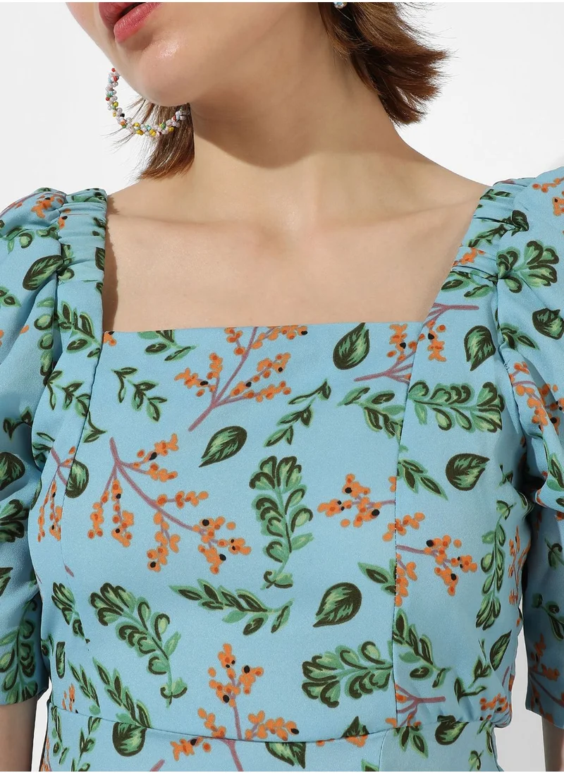 Campus Sutra Women's Printed Casual Dress