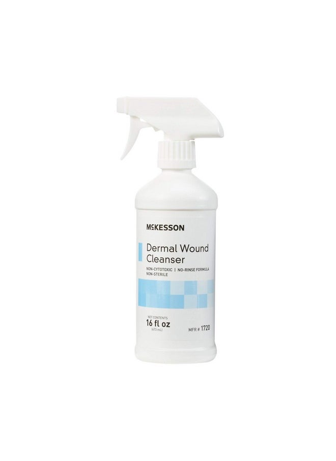 McKesson - Dermal Wound Cleanser Spray, Sterile Saline First Aid Wash Solution & Skin Care Cleaner, 16 Oz - Effective Wounds Treatment & Debridement, 1 Count - Image 1