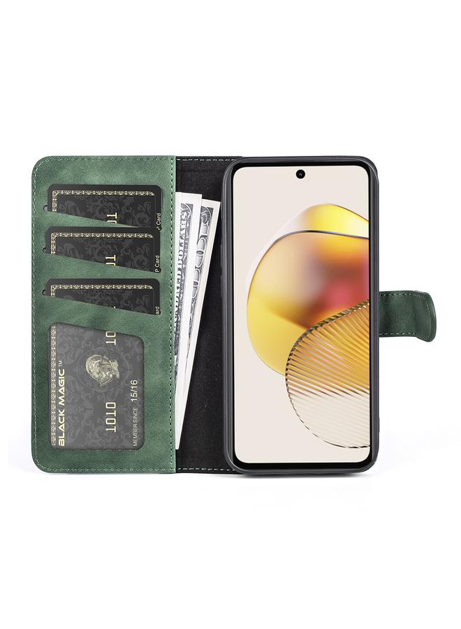 erorex Case For Motorola Moto G73 Stitching Horizontal Flip Leather Phone Case - Image 3