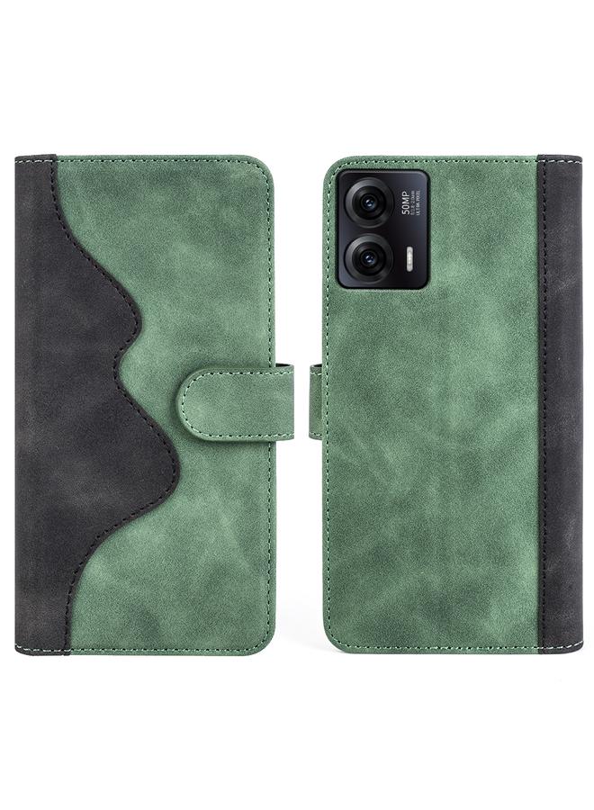 erorex Case For Motorola Moto G73 Stitching Horizontal Flip Leather Phone Case - Image 2