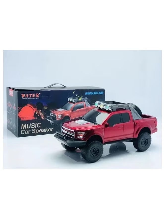 WSTER Mountain Jeep Shaped Bluetooth Speaker Rugged Portable Wireless Speaker with Jeep Design, Superior Sound Quality, Built in Mic and Long Battery Life for Outdoor Adventures - Image 2