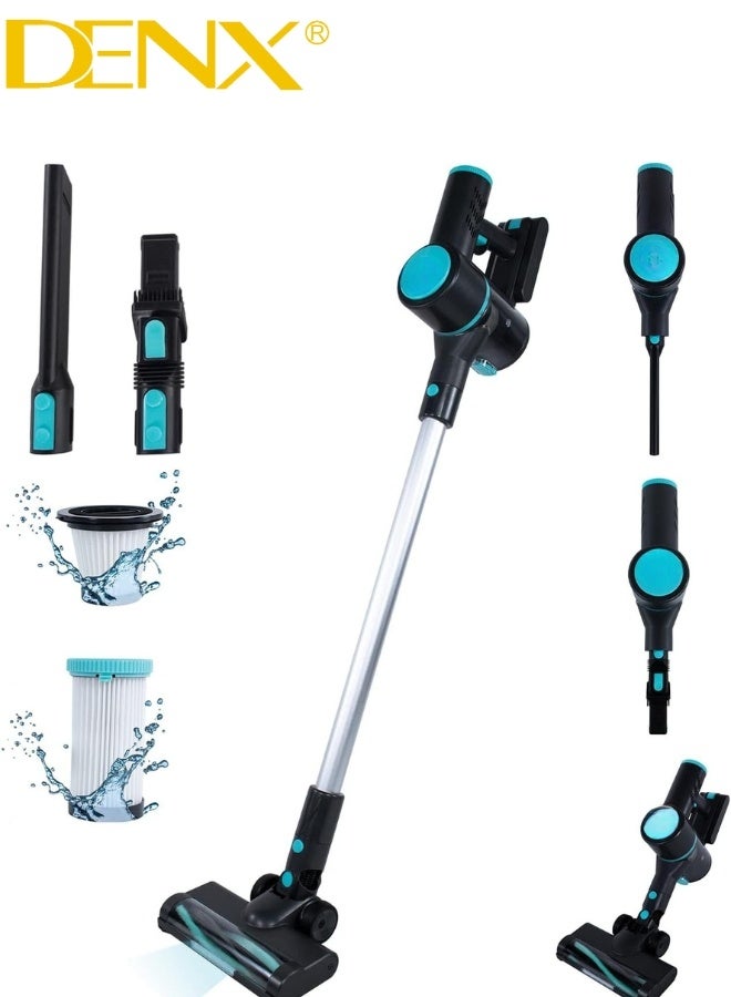 Denx Cordless Vacuum - 6-in-1 Stick Vacuum, Rechargeable Battery, Up to 40 Min Runtime, for Pet Hair Floor Tile Carpet Car, LED Display - Image 1