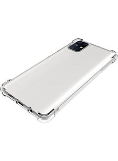 Başkenttekno Samsung Galaxy M51 Transparent Olex Tpu Shock Absorbing Silicone Case 