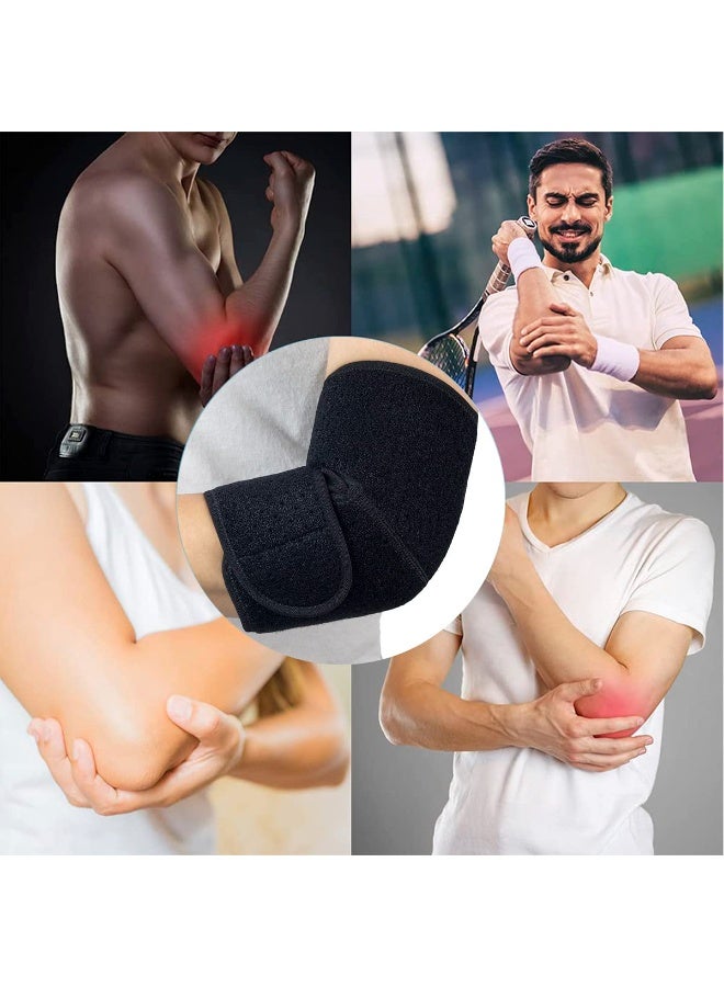 NAILEKESI 2 PCS Elbow Brace,Elbow Support for Men/Women,Adjustable Elbow brace With Dual-Spring Stabilizer Tennis Compression Sleeve for Golfer's and Tennis Elbow,weightlifting, Tendonitis,Arthritis, Sports Injury Recovery, Sports Protective Equipment - Image 3