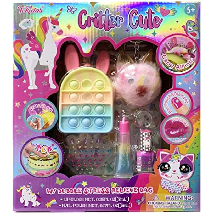 Tokidas Critter Cute W/Bubble Stress Relieve Bag T10B UN - Image 1