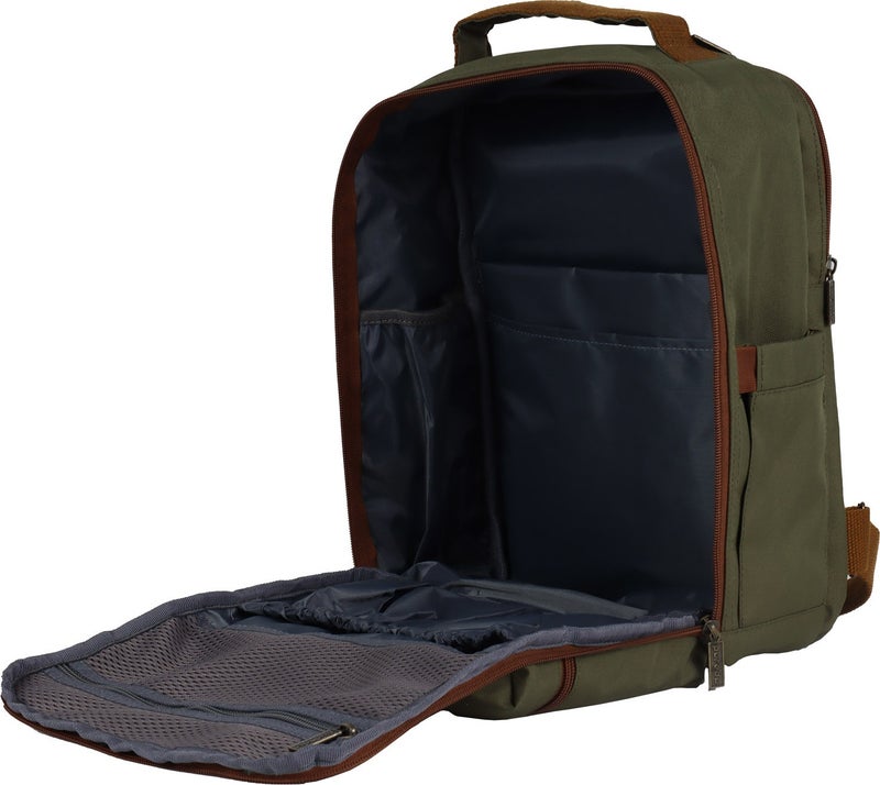 Puredu Khaki Mother Baby Care Backpack Set - Basil - Image 4