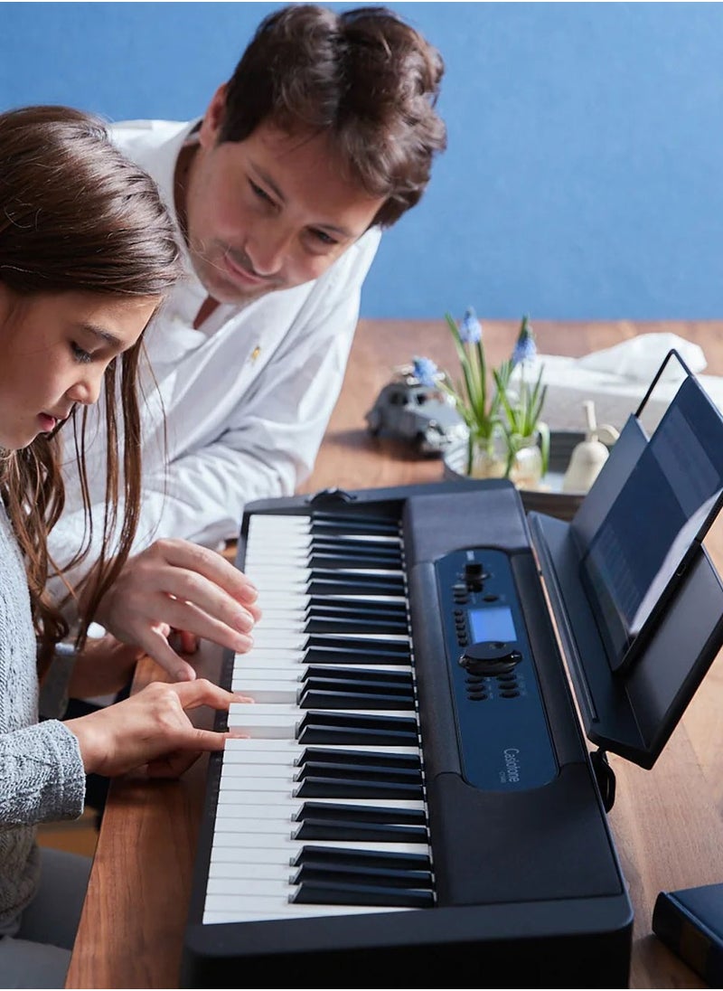 CASIO - CT-S400 Digital Musical Piano Keyboard - 400 Tones - 77 Rhythms - 48 Polyphony, With Power Adaptor - Image 1
