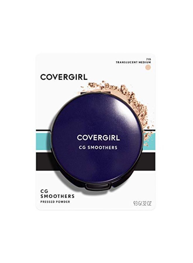 CoverGirl بودرة مضغوطة من Smoothers، متوسطة شفافة 715، 0.32 أونصة (قد تختلف العبوة) بودرة مكياج بالبابونج  - Image 3