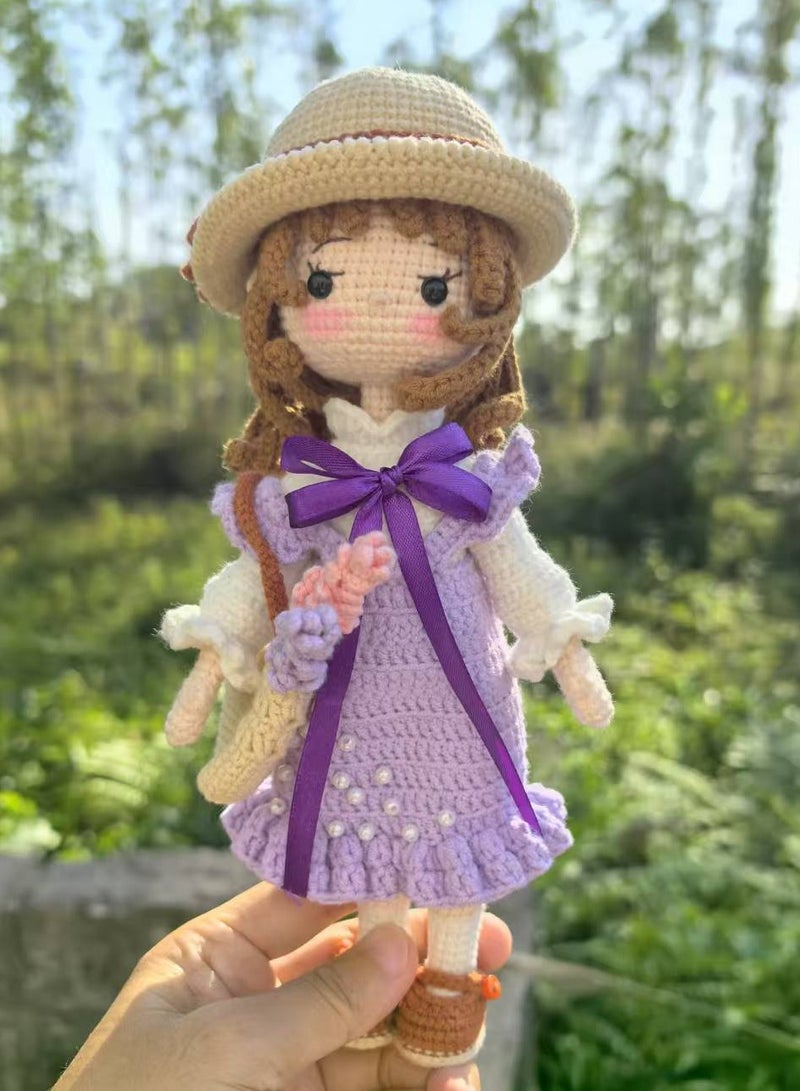 Doris Crochet Doll, Handmade Big Doll, Girls‘ Toy, Gift for Her - Image 1