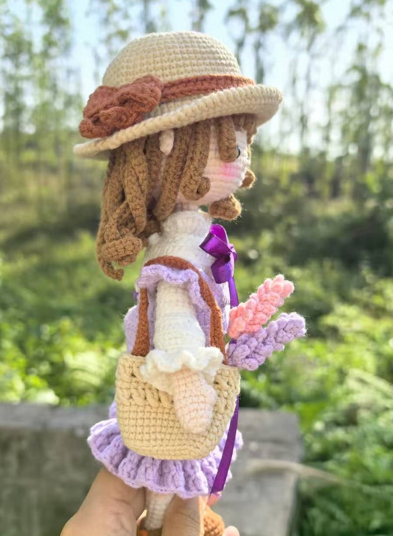 Doris Crochet Doll, Handmade Big Doll, Girls‘ Toy, Gift for Her - Image 3