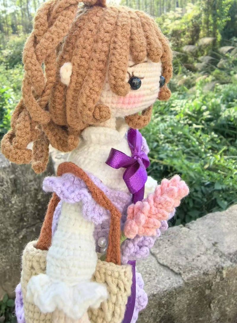 Doris Crochet Doll, Handmade Big Doll, Girls‘ Toy, Gift for Her - Image 5