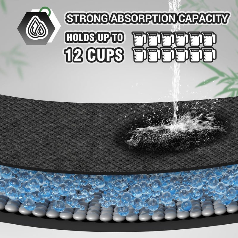 IMMCUTE Charcoal Dog Pee Pads 30"x36"-30 Ct | XX-Large Puppy Pee Training Pads Super Absorbent & Leak-Proof | Disposable Pet Piddle and Potty Pads for Puppies (IC3036-30T) - Image 4