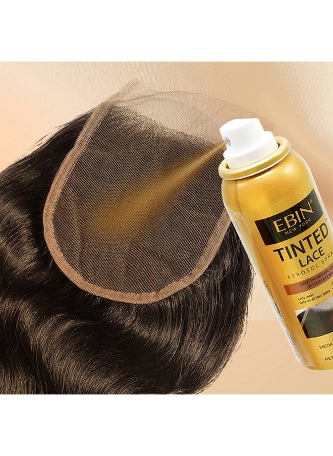 EBIN NEW YORK - Tinted Lace Spray - 5.07oz (Dark Brown) - Image 1