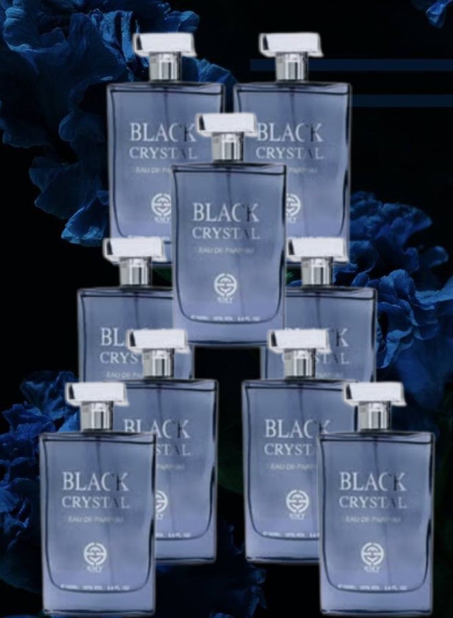 EMY 9 Pieces Black Crystal Perfume 100ML - Image 1