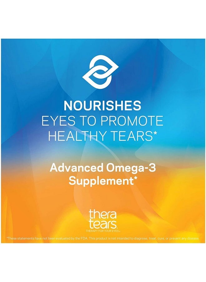 TheraTears - Thera Tears Nutrition Omega 3 Supplement Easy Swallow Capsules 90 Ct - Image 1