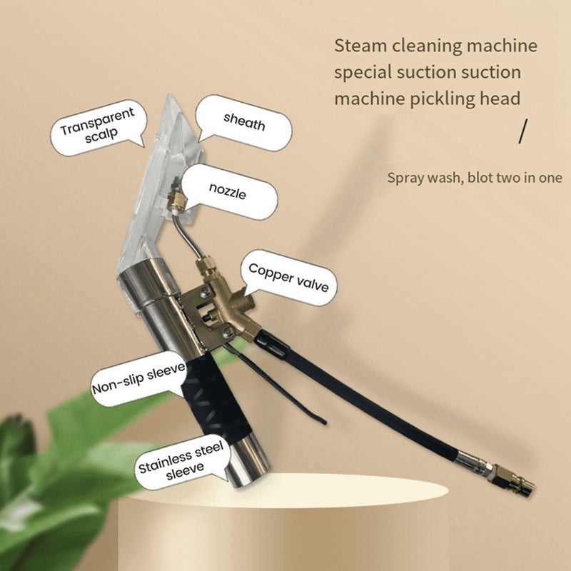 Clear Head Carpet Cleaning Extractor Hand Tool For Upholstery And Auto Detailing - Image 4