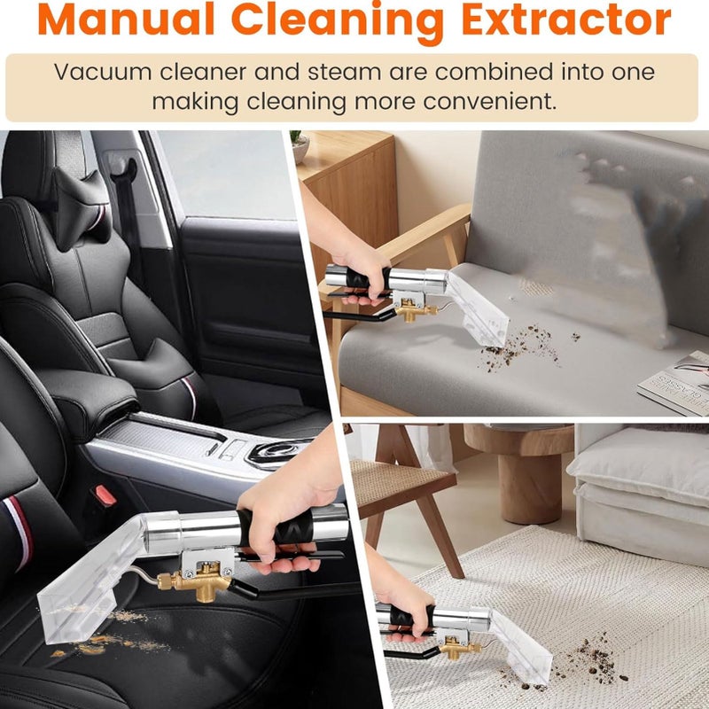 Clear Head Carpet Cleaning Extractor Hand Tool For Upholstery And Auto Detailing - Image 3